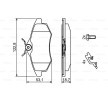 BOSCH Fren balatası seti 18, 7mm, gıcırtı önleyici plaka ile, cıvata/vida ile, montaj kılavuzu ile — Citroën C2 (4)