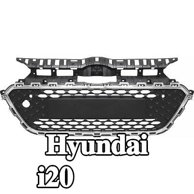 DIEDERICHS شبكة المبرد بالكروم/الأسود — Hyundai i20