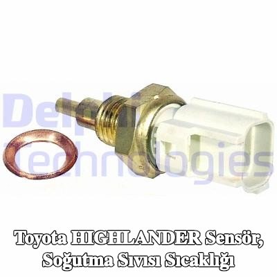 DELPHI Sensör, soğutma suyu sıcaklığı M12x1.5 — Toyota Highlander