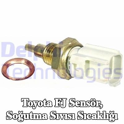 DELPHI Sensör, soğutma suyu sıcaklığı M12x1.5 — Toyota Fj