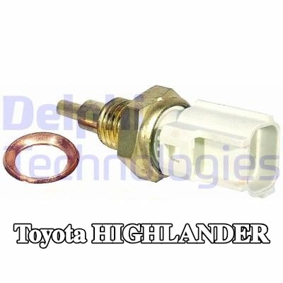 DELPHI مستشعر, درجة حرارة سائل التبريد M12x1.5 — Toyota Highlander