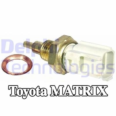 DELPHI مستشعر, درجة حرارة سائل التبريد M12x1.5 — Toyota Matrix