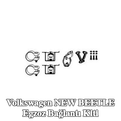 VEGAZ Egzoz bağlantı kiti — 1998 Volkswagen New Beetle