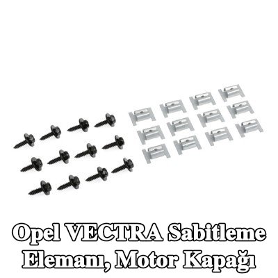 ROMIX Sabitleme Elemanı, motor kapağı — Opel Vectra