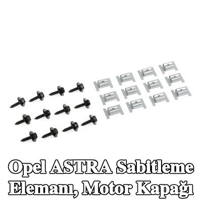 ROMIX Sabitleme Elemanı, motor kapağı — Opel Astra