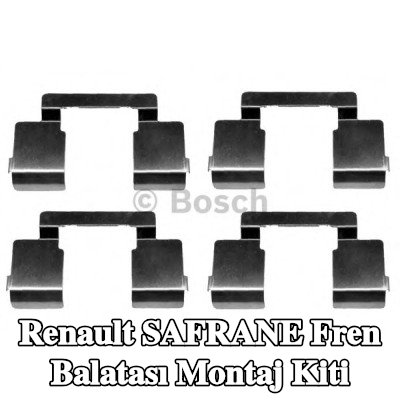 BOSCH Fren balatası montaj kiti — Renault Safrane
