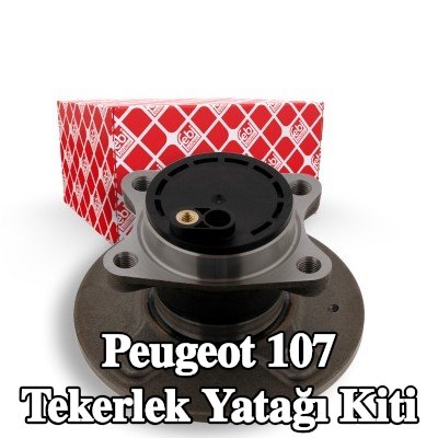 FEBI BILSTEIN Tekerlek yatağı kiti Arka Aks Sol, Arka Aks Sağ, Tekerlek göbeğine entegre tekerlek yatağı, ABS sensör halkalı, entegre manyetik sensör halkalı — Peugeot 107