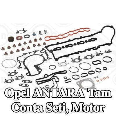 ELRING Tam Conta Seti, krank mili contalı motor, valf gövdesi contalı, silindir kafası contası olmadan, egzoz manifoldu contası/contaları olmadan — Opel Antara