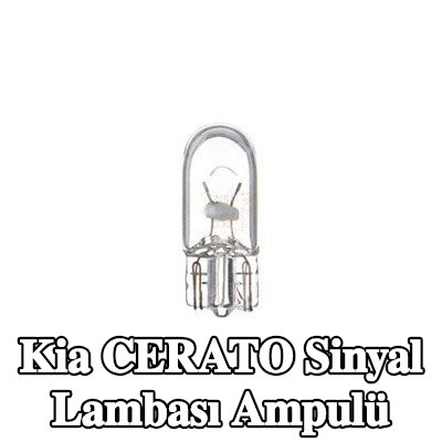 SPAHN GLÜHLAMPEN Sinyal lambası ampulü W5W, 12V — 2002 Kia Cerato