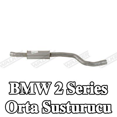 WALKER Orta susturucu 1180mm, montaj parçaları olmadan — 2016 BMW 2 Series