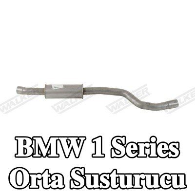 WALKER Orta susturucu 1180mm, montaj parçaları olmadan — BMW 1 Series