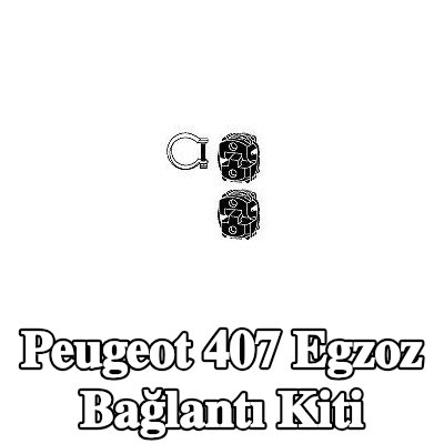 VEGAZ Egzoz bağlantı kiti — 2004 Peugeot 407