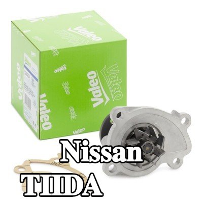 VALEO مضخة مياه بدون غطاء, مع حشيات/مانعات تسرب — Nissan Tiida