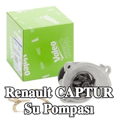 VALEO Kapaksız su pompası, conta/sızdırmazlık elemanları ile — 2016 Renault Captur