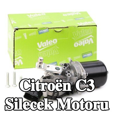 VALEO Silecek motoru Ön, ORIGINAL PART, 12V — 2012 Citroën C3