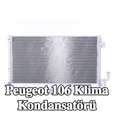 NISSENS Kurutucusuz klima kondansatörü, azot dolgulu — 1995 Peugeot 106