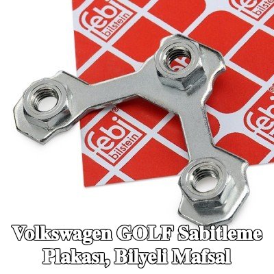 FEBI BILSTEIN Sabitleme Plakası, bilyeli mafsal — Volkswagen Golf