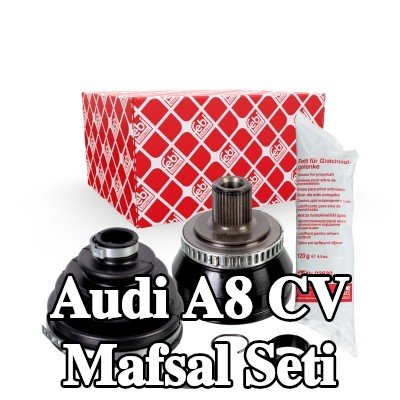 FEBI BILSTEIN CV mafsalı kiti Ön Aks, Tekerlek Tarafı, gres ile — 2002 Audi A8