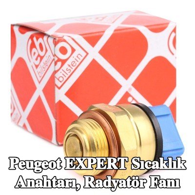 FEBI BILSTEIN Sıcaklık Anahtarı, conta halkalı radyatör fanı — 2000 Peugeot Expert