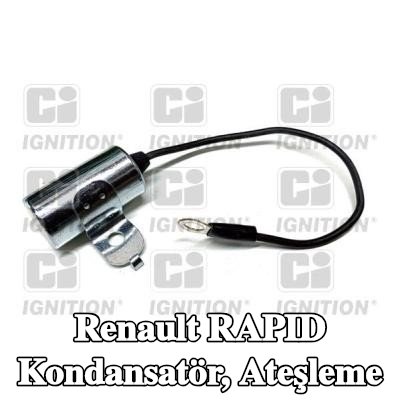 QUINTON HAZELL Kondansatör, ateşleme — Renault Rapid