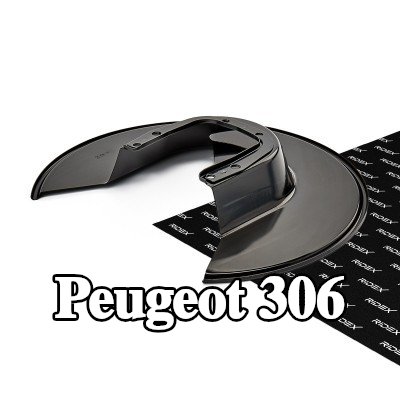 RIDEX لوحة دعم قرص الفرامل للمحور الخلفي الأيسر, المحور الخلفي الأيمن — Peugeot 306
