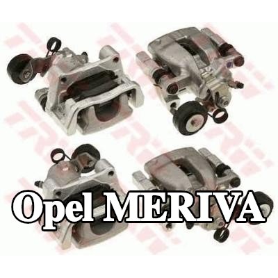 TRW طقم محور مكابح مع وسادات الفرامل, مع إطار تثبيت — Opel Meriva