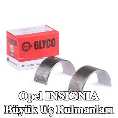 GLYCO Bronz kaplı çelik sırtlı büyük uç rulmanları — Opel Insignia