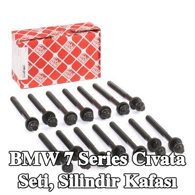 FEBI BILSTEIN Cıvata Kiti, silindir kafası 162mm — 2002 BMW 7 Series