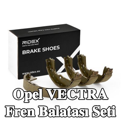 RIDEX Arka aks fren pabucu seti, 160mm, kol olmadan — Opel Vectra