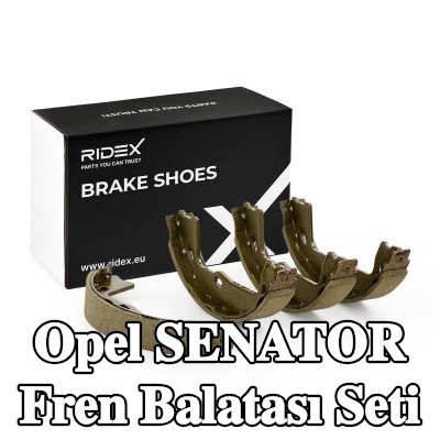 RIDEX Arka aks fren pabucu seti, 160mm, kol olmadan — Opel Senator