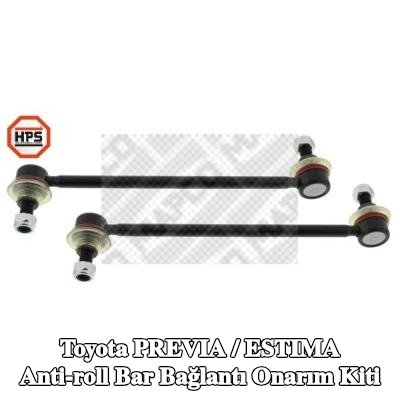 MAPCO Ön aks her iki taraf anti-roll bar bağlantısı tamir kiti — 2004 Toyota Previa / Estima