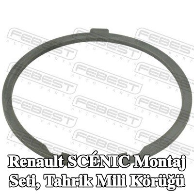 FEBEST Montaj Seti, tahrik mili körüğü — Renault Scénic