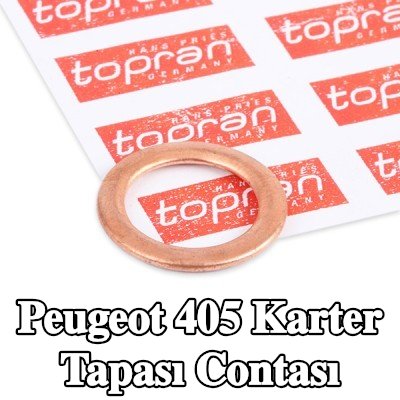 FEBI BILSTEIN Karter tapası rondelası Bakır, Inner Diameter: 14mm — Peugeot 405