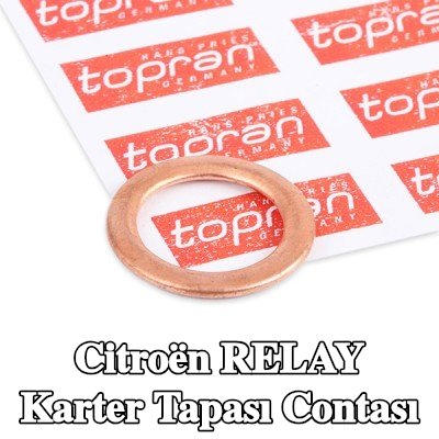 FEBI BILSTEIN Karter tapası rondelası Bakır, Inner Diameter: 14mm — 2000 Citroën Relay