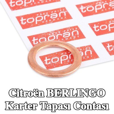 FEBI BILSTEIN Karter tapası rondelası Bakır, Inner Diameter: 14mm — 2000 Citroën Berlingo