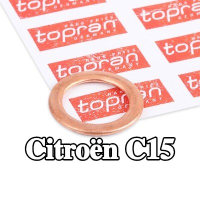 FEBI BILSTEIN حشية سدادة حوض الزيت من النحاس, Inner Diameter: 14mm — 2000 Citroën C15