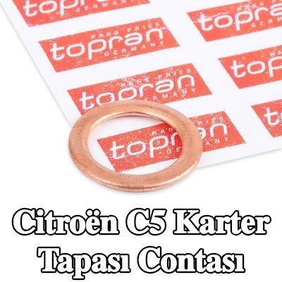 FEBI BILSTEIN Karter tapası rondelası Bakır, Inner Diameter: 14mm — 2012 Citroën C5