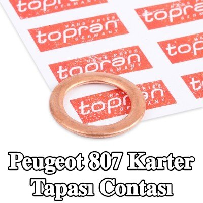 FEBI BILSTEIN Karter tapası rondelası Bakır, Inner Diameter: 14mm — Peugeot 807