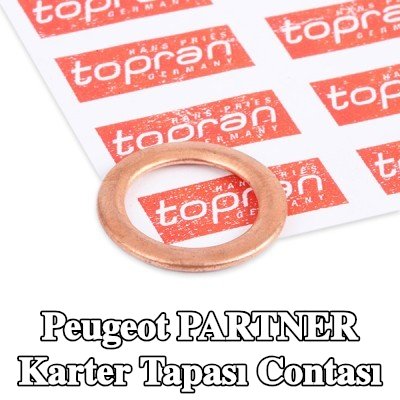 FEBI BILSTEIN Karter tapası rondelası Bakır, Inner Diameter: 14mm — 2012 Peugeot Partner