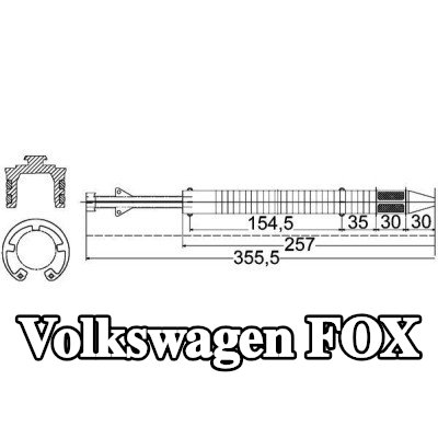 MAHLE مجفف مستقبل تكييف الهواء مع غطاء, مع حلقة مانعة للتسرب, مع ملحقات — 2011 Volkswagen Fox
