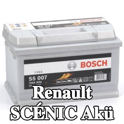 BOSCH Akü S5, 007 — 2004 Renault Scénic