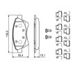 BOSCH Fren balatası seti 18, 1mm, gıcırtı önleyici plaka ile, cıvata/vida ile, montaj kılavuzu ile — 2004 Renault Scénic (9)