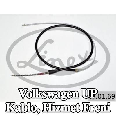 LINEX Kablo, hizmet freni — 2016 Volkswagen Up