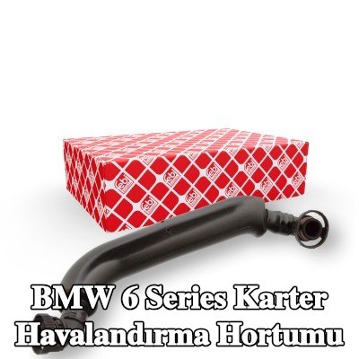 FEBI BILSTEIN Karter havalandırma hortumu, sağ, hızlı bağlantı elemanlı — 2003 BMW 6 Series