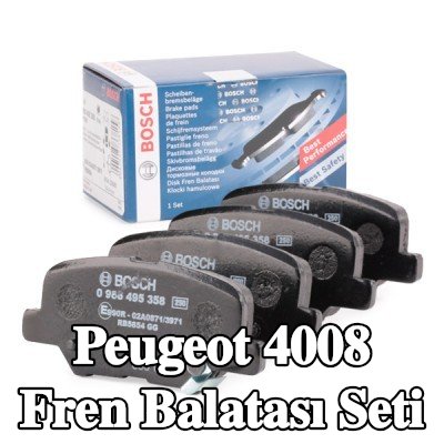 BOSCH Fren balatası seti 14, 3mm — Peugeot 4008