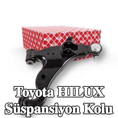 FEBI BILSTEIN Süspansiyon kolu Ön Aks Sağ, Alt, Çelik Sac, bilyeli mafsal ile, lastik yastıklı — 2012 Toyota Hilux