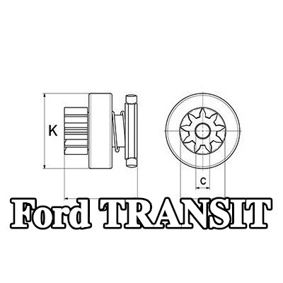 HC-Cargo المقوم، المولد — Ford Transit