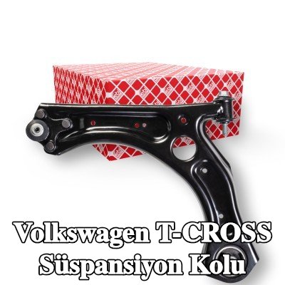 FEBI BILSTEIN Ön Aks Sol Süspansiyon Kolu, Çelik Sac, bilyeli mafsal ile, sabitleme/montaj malzemesi ile — Volkswagen T-cross