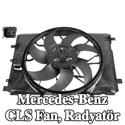 FEBI BILSTEIN Fan, radyatör Fırçasız Motor, radyatör fan kapağı — Mercedes-Benz Cls