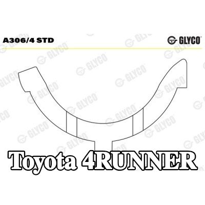 GLYCO صامولة الدفع، العمود المرفقي — Toyota 4runner